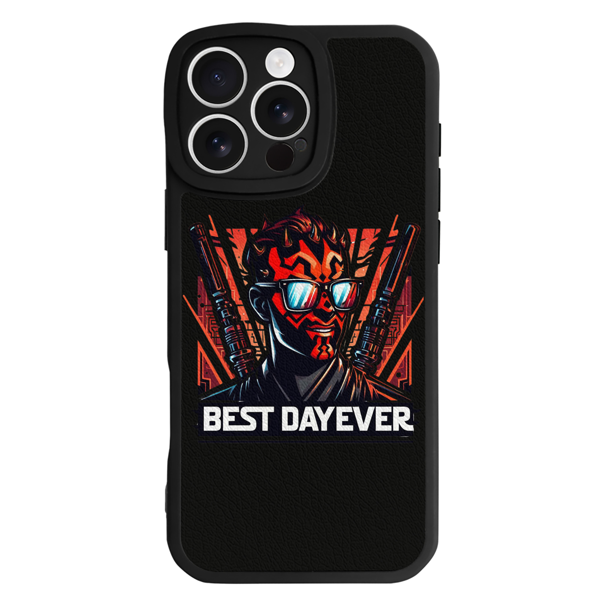 （画像用） スター・ウォーズ Star Wars 【iPhone 16シリーズ対応】シリコンスマホケース（レザー調） 材質：シリコン